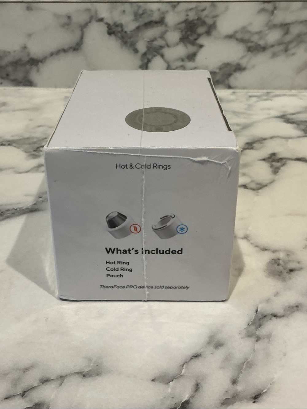 Therabody TheraFace Hot & Cold Rings - White - Picture 2 of 5